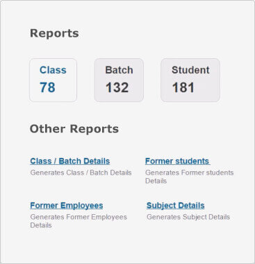 Analytics and Reports